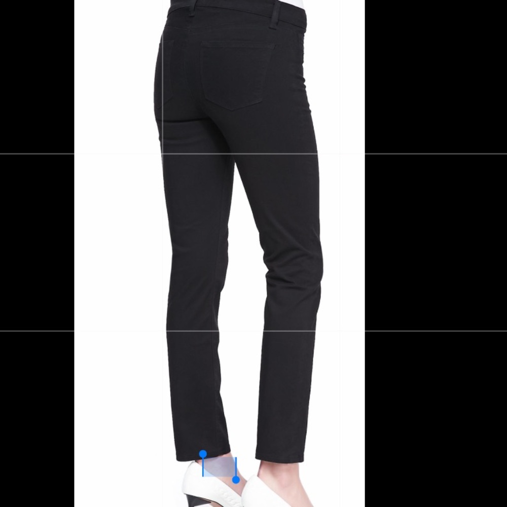 J BRAND**Mid-Rise Cropped Rail Jeans*Size 25 $228 - Picture 7 of 11